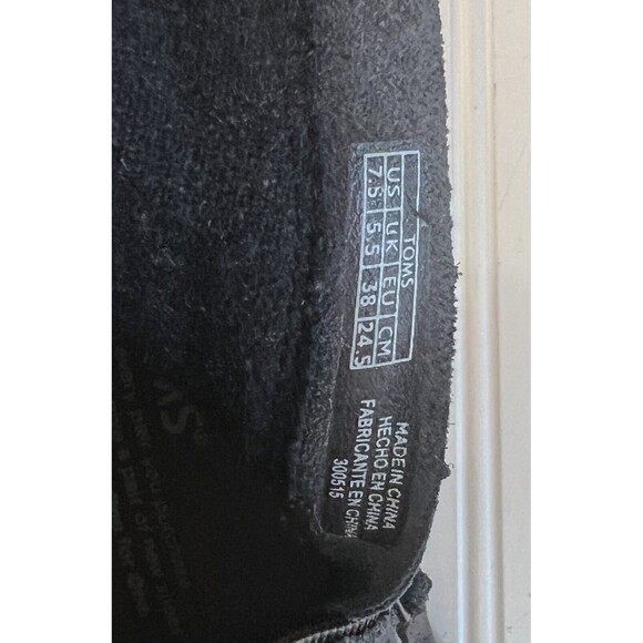 TOMS Desert Wedge Bootie Boots Gray Suede Womens Size 7.5 - Picture 13 of 14